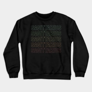 Sagittarius Zodiac Pattern Crewneck Sweatshirt